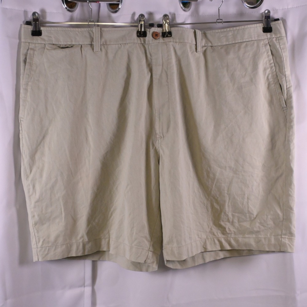 Tommy Bahama Beige Chino Khaki Shorts Mens 50R Big & Tall High RIse